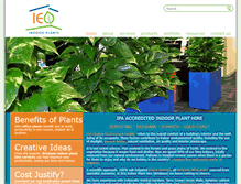 Tablet Screenshot of ieqindoorplants.com.au